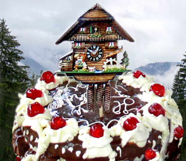 Black Forest Cake (Schwarzwald Kuchen), Suklaa-kirsikkakakku - Resepti |  