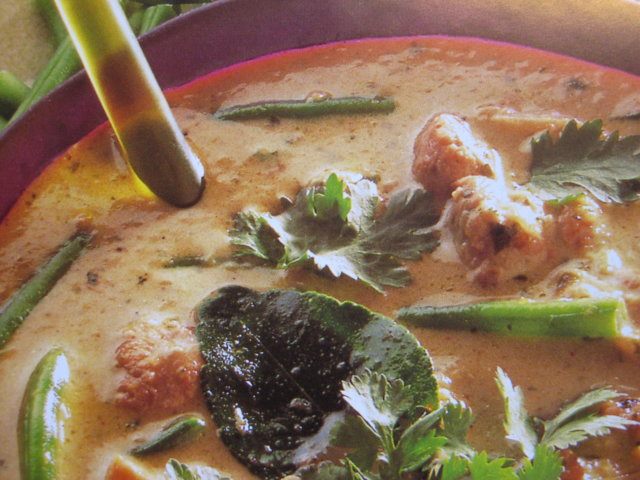 Thai vihreä kana curry - Resepti 