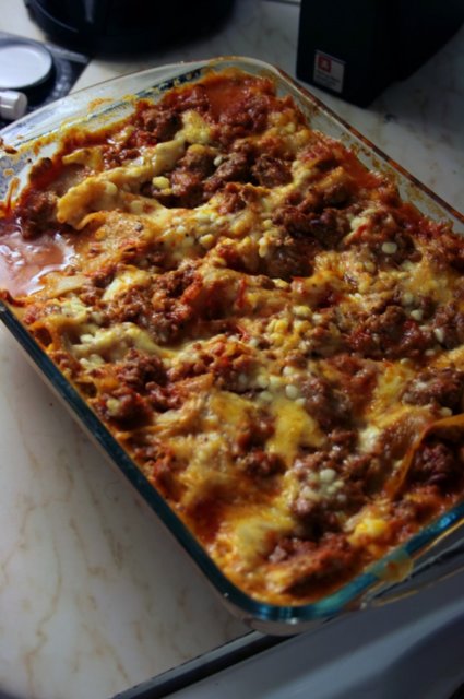 Hieman terveellisempi lasagne - Resepti 
