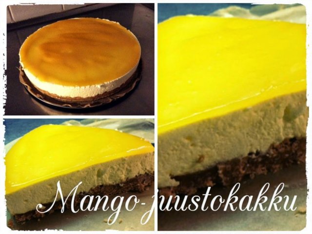 Mango-juustokakku - Resepti 