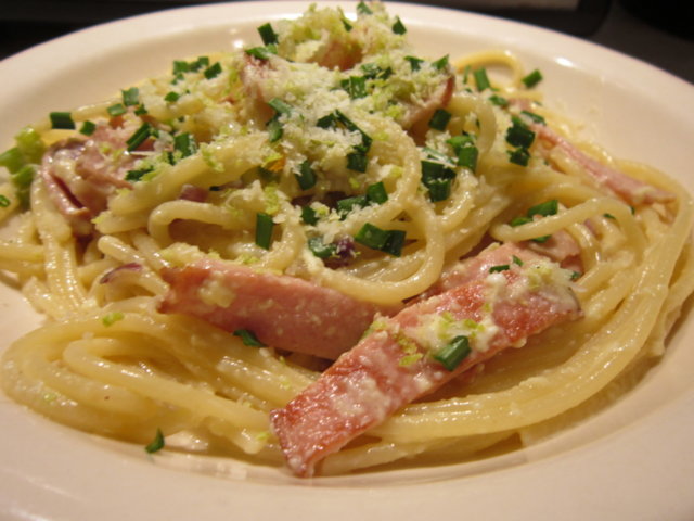 makkara-carbonara  - Resepti 